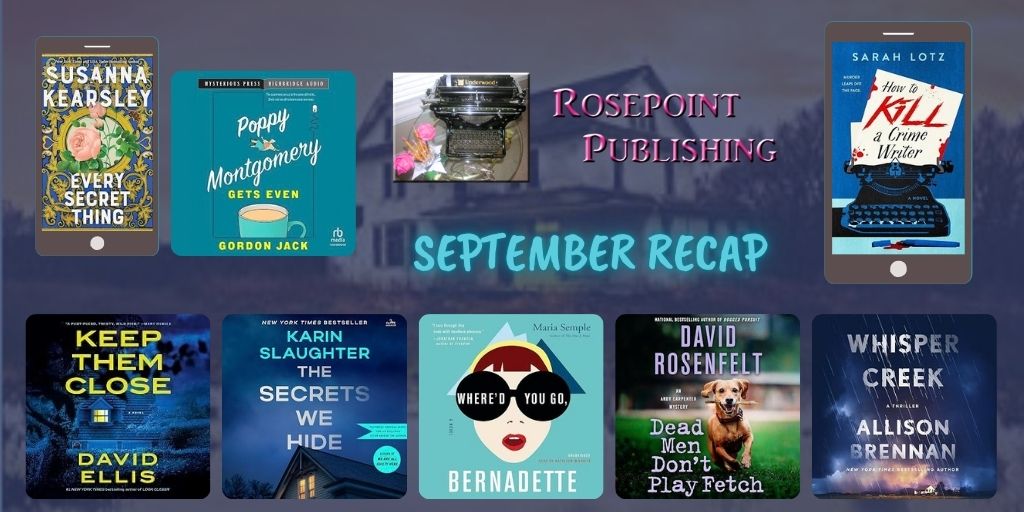 ginstweeter's tweet photo. #RosepointReviews #SeptemberRecap Find your next #ebook or audiobook amid these bestselling books and authors. Last month sourced at the library and #NetGalley. Sept fav and new activities.

#blogger #bookblog #bookblogger #histfict #contemporaryfiction

https://t.co/LF9znRsi8H https://t.co/K6vPyPNCI3