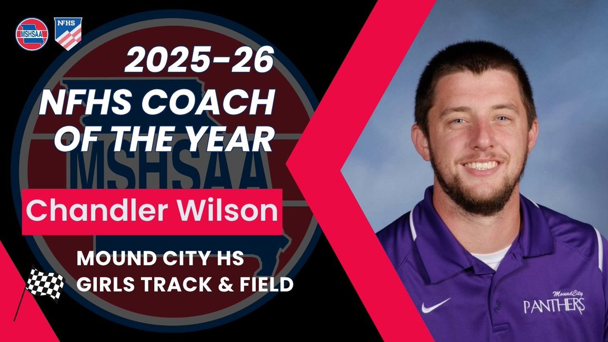 MSHSAAOrg's tweet photo. Chandler Wilson from Mound City High School is presented with the 2025-26 NFHS MSHSAA Girls Track &amp; Field Coach of the Year award! 🏃‍♀️ #MOmentum #MSHSAAccomplished https://t.co/jTjUR5VYcL