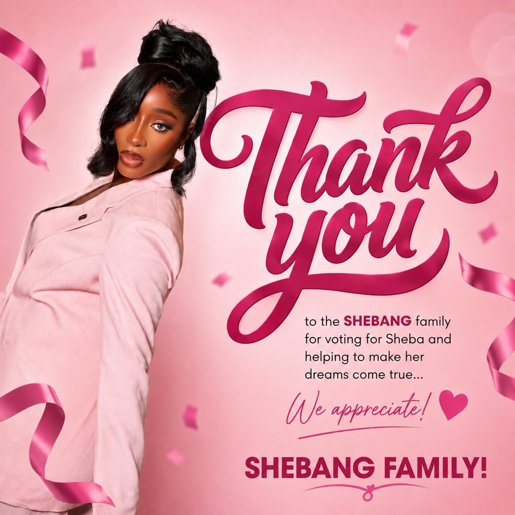Shebangs_HQ's tweet photo. IT’S A WRAP !!! 🥹
THANK YOU ODOGWU SHEBANGS! 👑

#SHEBAX160M
#ShebaGamde
#BBNaija https://t.co/5ZkCaxAyVB