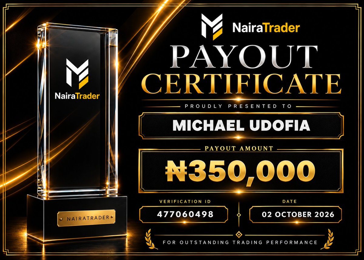 HerculesTr83918's tweet photo. Struggling with capital? If you're low on capital, NairaTrader is here to solve that problem. Get funded from as low as 4000NGNand keep up to 70% profit!
https://t.co/01G6zC1iB6
Trade smarter not harder 
#NairaTrader #GetFunded #FundedTrader #ForexNigeria #PropFirmNigeria #Forex https://t.co/0jWkzNDzDh