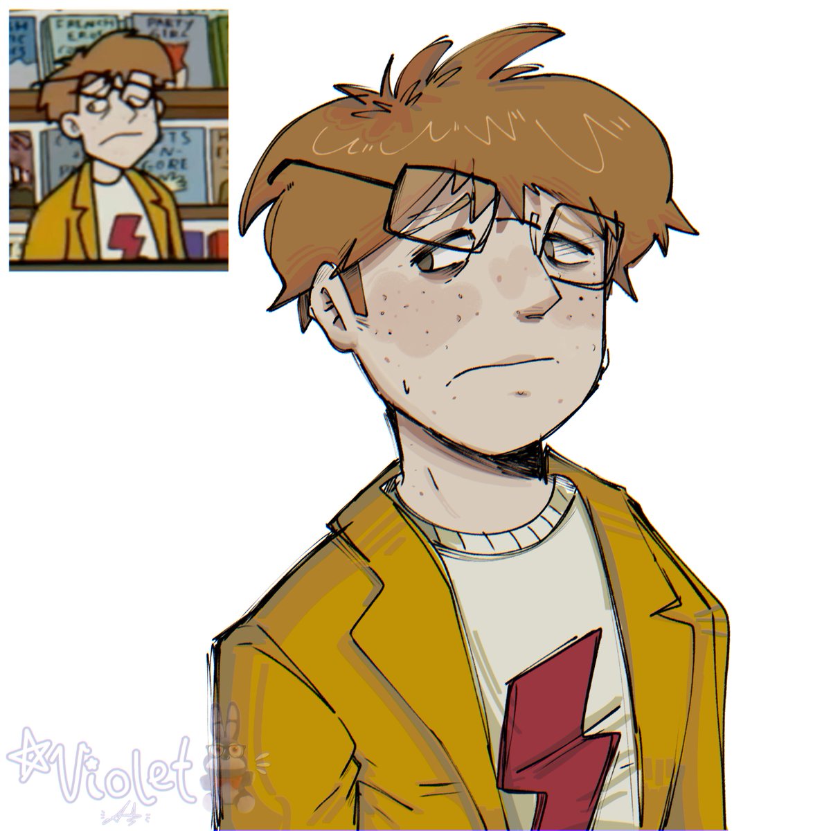 TheChaotixbee_'s tweet photo. #eltingtober2026 DAY 2! Bill Dickey 🍊

I need him gone actually https://t.co/rUAHfWHXEy