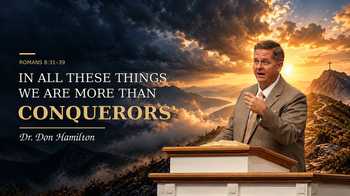 CommonwealthB's tweet photo. If God be for us, who can be against us? He gave His Son, raised Him, and Christ intercedes for us. No trouble can separate us from His love. 

Trust His Word; rest in His mighty work. Through Him that loved us, we are more than conquerors.

#CBCchapel26 https://t.co/oGOFhlLSrW