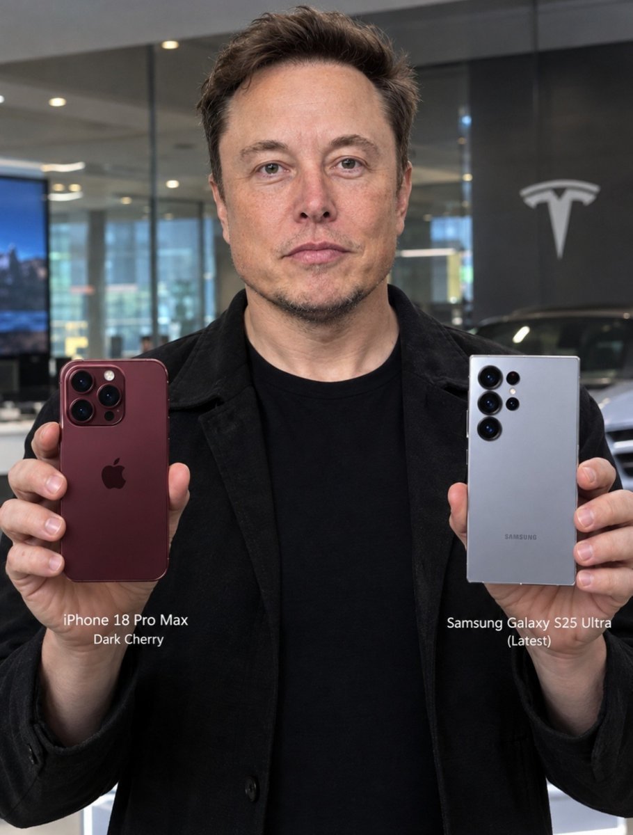 ElonEmpireUS's tweet photo. Truth time: If you had to choose one forever, iPhone or Android?

A. iPhone 
B. Android https://t.co/WH3nIeWCzm