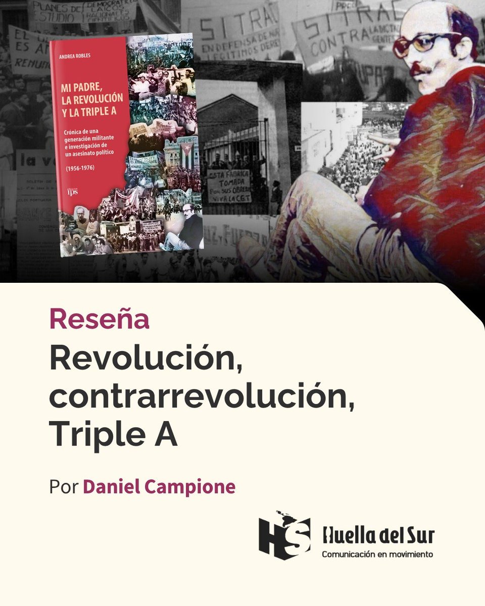 Ediciones_IPS's tweet photo. Compartimos reseña de @DanielCampione5 al libro de @RoblesAndrea "Mi padre, la revolución y la Triple A"

👉 Leela completa en
https://t.co/qvfPoRkNno

📚 Conseguí el libro en https://t.co/MxJKQntqkT https://t.co/90eNjn8gbe