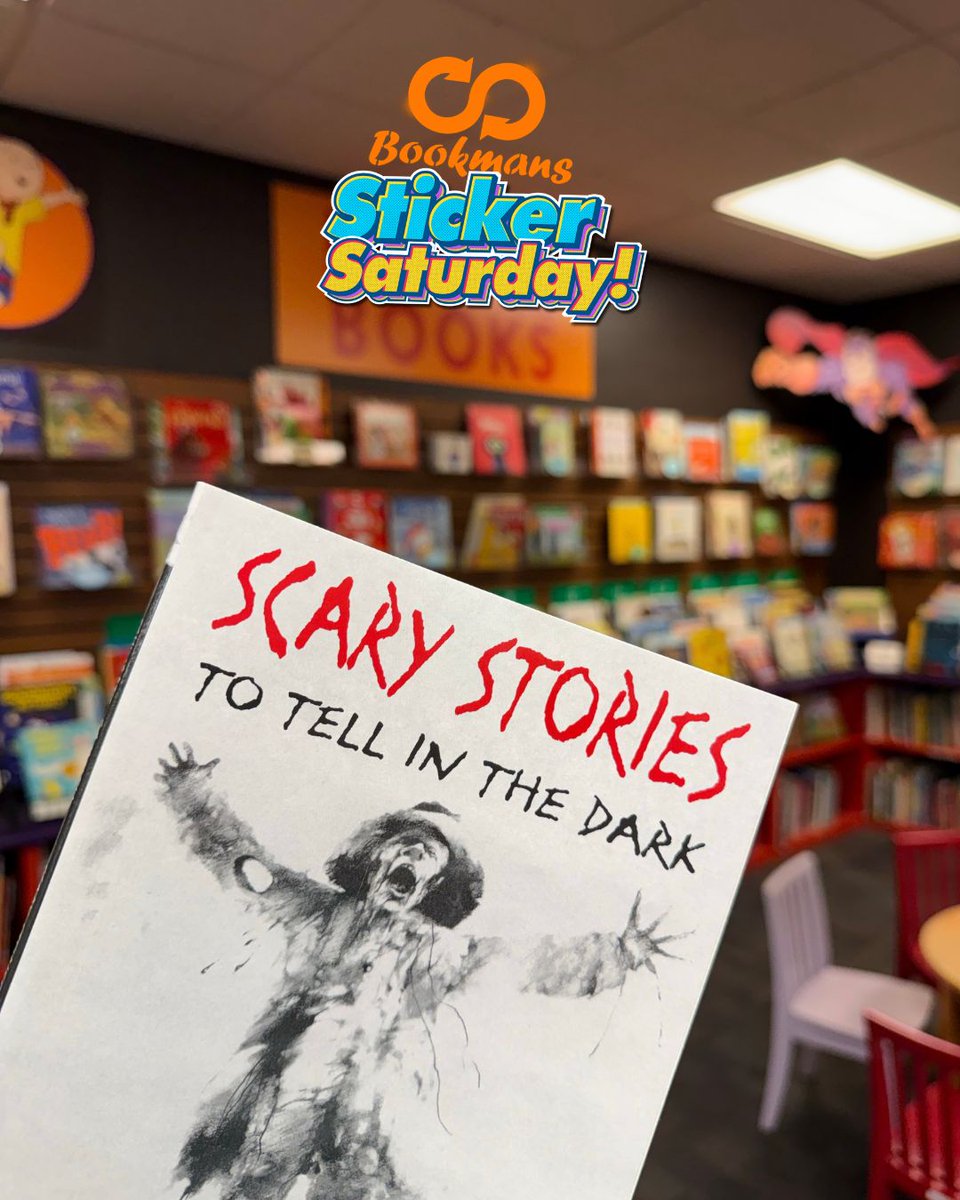 bookmans's tweet photo. Psst. Free sticker tomorrow 🤫 

Our latest employee-designed Sticker Saturday drop is happening tomorrow at all Bookmans locations. First come, first served, while supplies last.

#BookmansFinds #StickerSaturday #BookmansStickerDay https://t.co/3Xuqbg1ga5