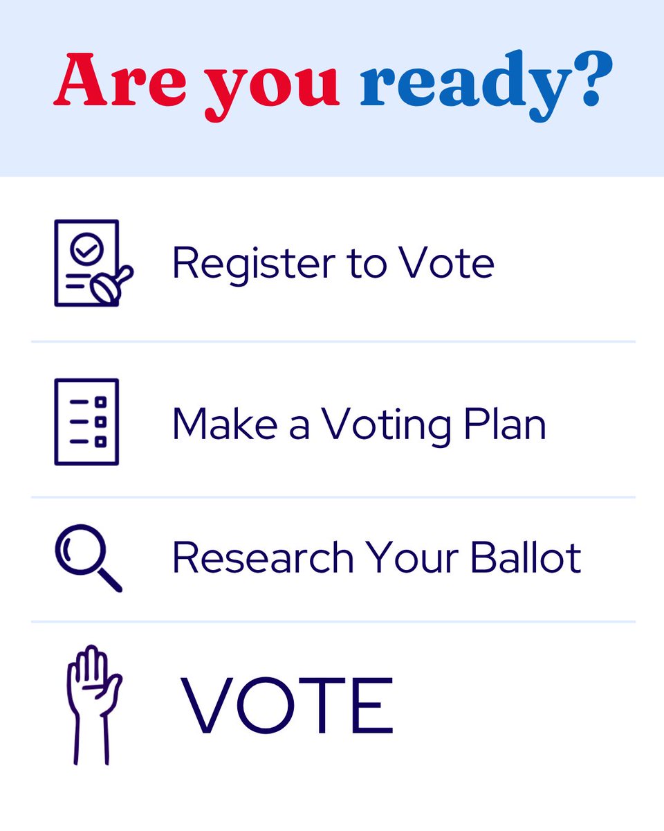 RepJessie's tweet photo. Are you prepared for the Nov. 3 General Election? Visit https://t.co/lwtVG1YTuB to learn how to register to vote, update your information and find your polling place! https://t.co/IRqBJHCfpu
