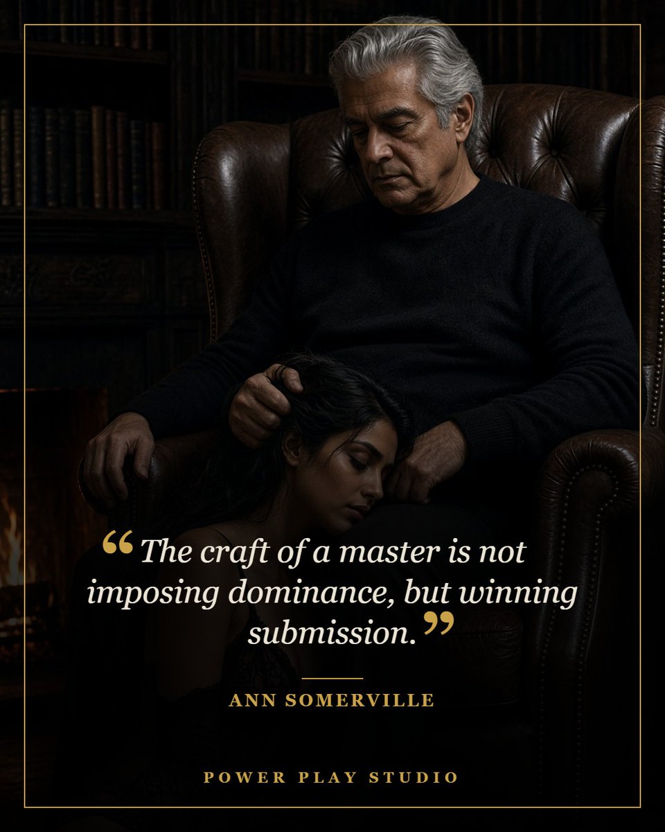 SirMaster1159's tweet photo. "The craft of a master is not imposing dominance, but winning submission." - Ann Somerville
https://t.co/vIX7UF7idZ https://t.co/iQPKo6ockl