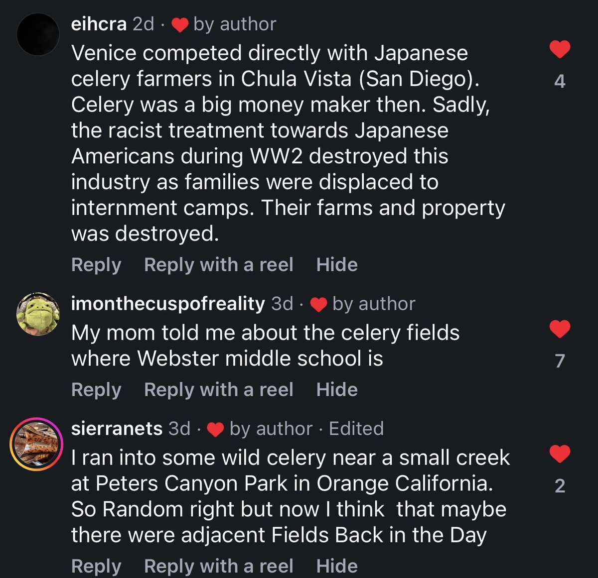 frankshyong's tweet photo. Scenes from a month of reporting on celery. Proud to be semi viral as an indie journo w a story on Japanese celery growing wild in Venice Beach in the end times of the attention economy. descendants of original families and wild celery spottings in the comments https://t.co/Zzzj5A6V16