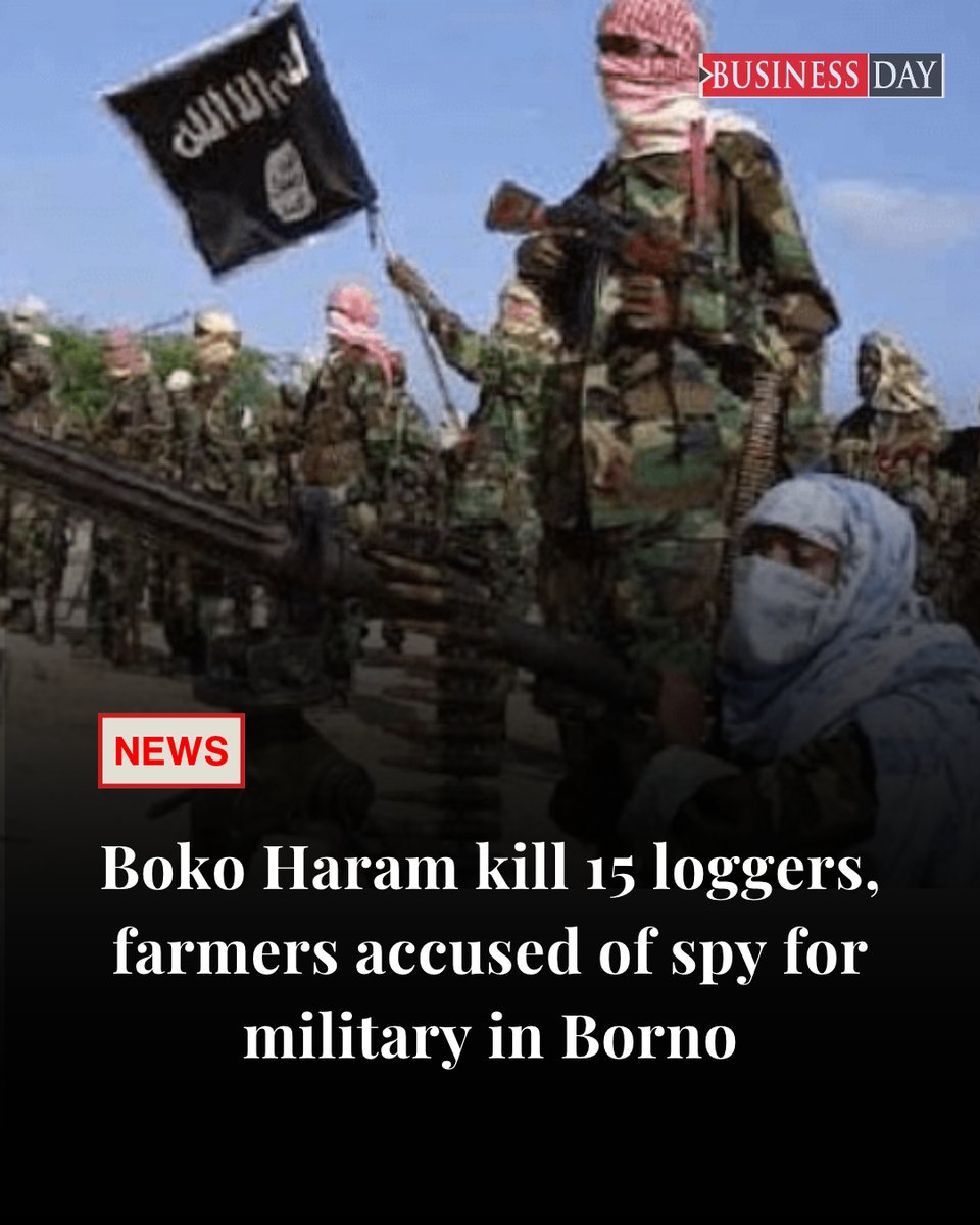 BusinessDayNg's tweet photo. Not fewer than 15 farmers and loggers have been killed, and unspecified numbers remain unaccounted for after suspected Boko Haram attacked Marte Local Government Area of Borno State, sources said...

https://t.co/CqUu7avUI3 https://t.co/qHtzNzRlbd