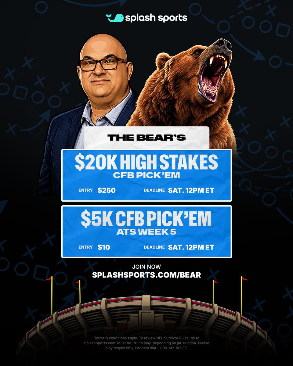 chrisfallica's tweet photo. Only 24 hours left to get in. Compete against me on @splashsports 

All my contests can be found at https://t.co/FdZZ1OUkGp https://t.co/m3q87ISwIS