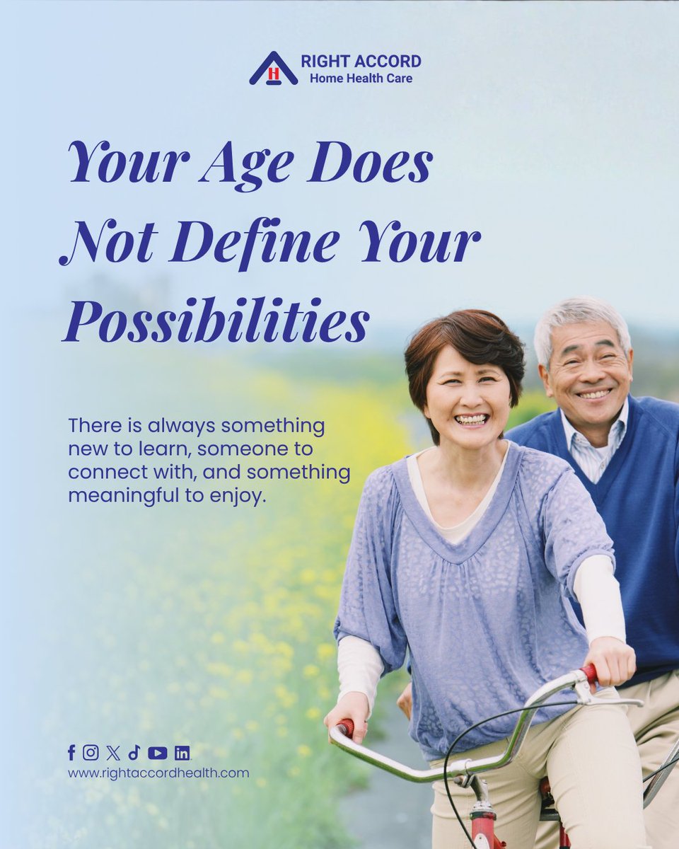 RightAccord's tweet photo. There Is Still So Much Ahead 💙
#RIGHTACCORD #HealthyAging #SeniorWellness #SeniorCare #AgingWithPurpose #PositiveAging https://t.co/tOIrxzbPw3