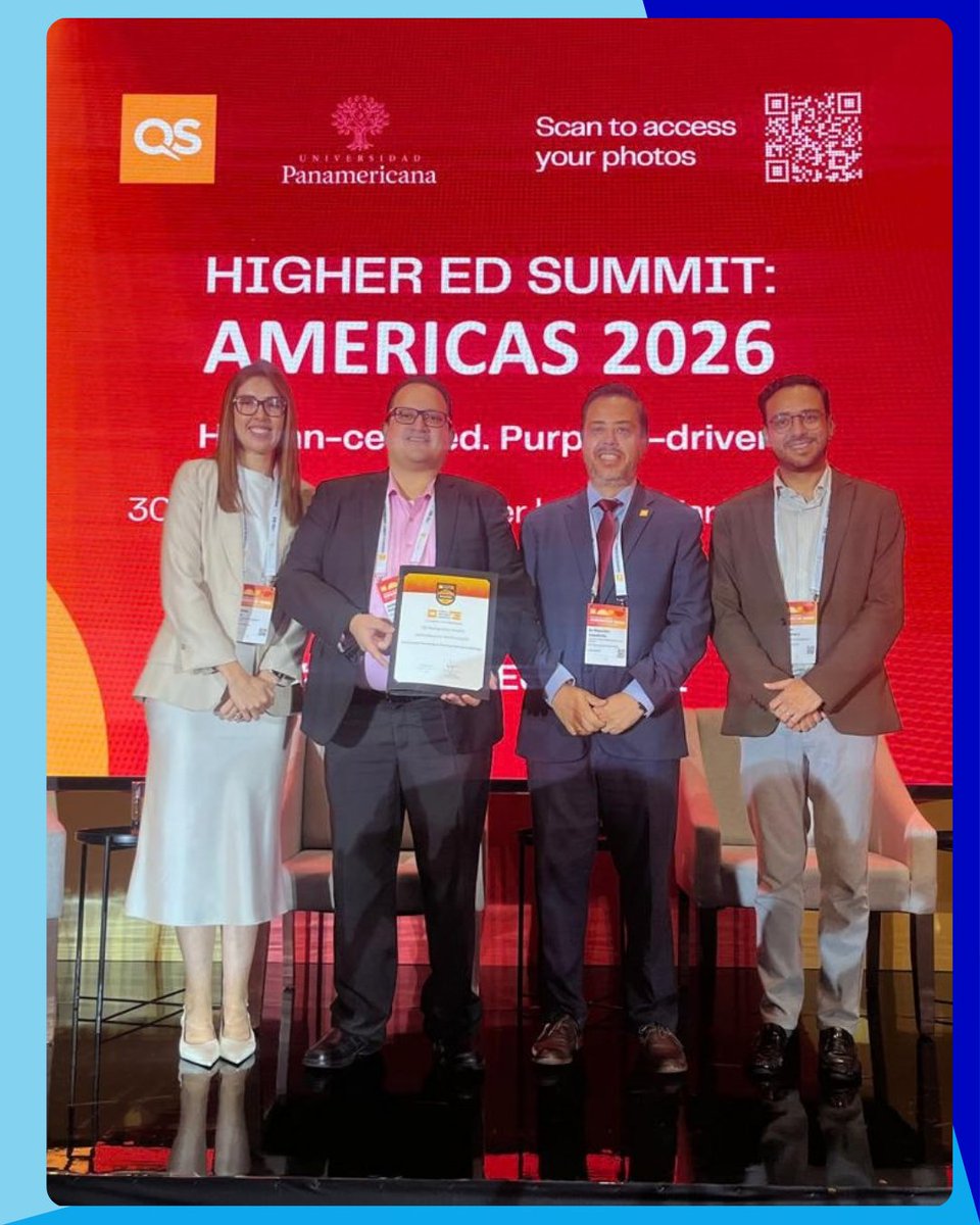 UNITEC_hn's tweet photo. 🏆 QS Quacquarelli Symonds reconoció a UNITEC con el QS Recognition Award – Performance Improvement, por nuestra mejora sostenida en el QS World University Rankings: Latin America & The Caribbean. 

En 2027, UNITEC alcanza el #29 de México y Centroamérica, con posiciones destacadas en Reputación de Empleadores (#80) y Relación profesores/estudiantes (#143). 

Seguimos avanzando. 💙 

#UNITEC #QSRankings