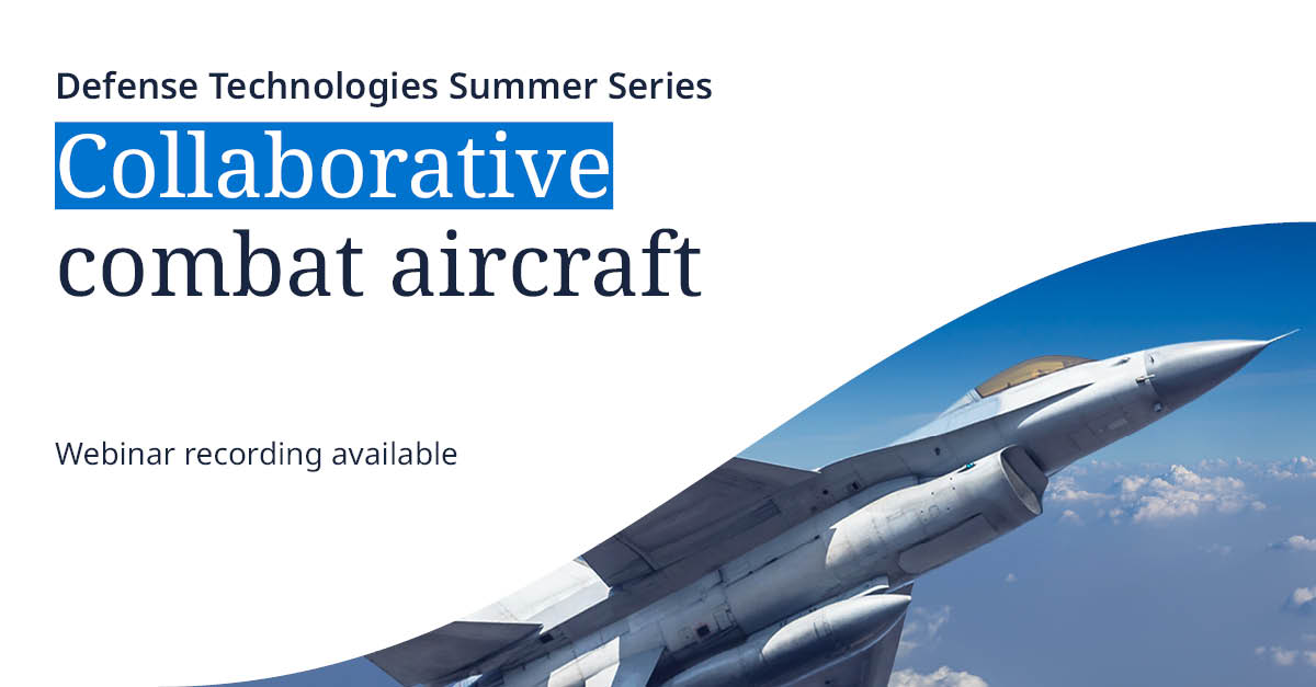 DLA_Piper's tweet photo. DLA Piper's Defense Technologies Summer Series explored the evolving landscape for collaborative combat aircraft (CCA) as the US Department of Defense advances autonomy and next-generation capabilities.

The discussion covered opportunities for defense technology companies, procurement and contracting pathways, and the legal, regulatory, and policy considerations shaping AI-enabled systems.

Watch the webinar recording for key insights on navigating this rapidly evolving sector: https://t.co/NLX256ffXl