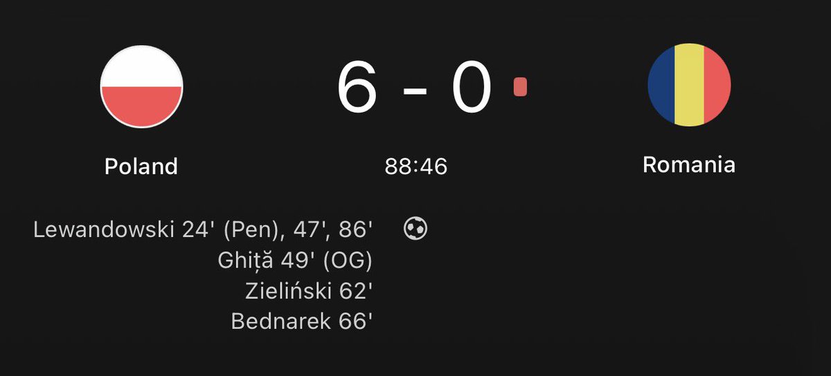 Adikastakes's tweet photo. Lewandoski is other here scoring a hattrick at 38. Generational striker!!! https://t.co/O2pFWnvVww