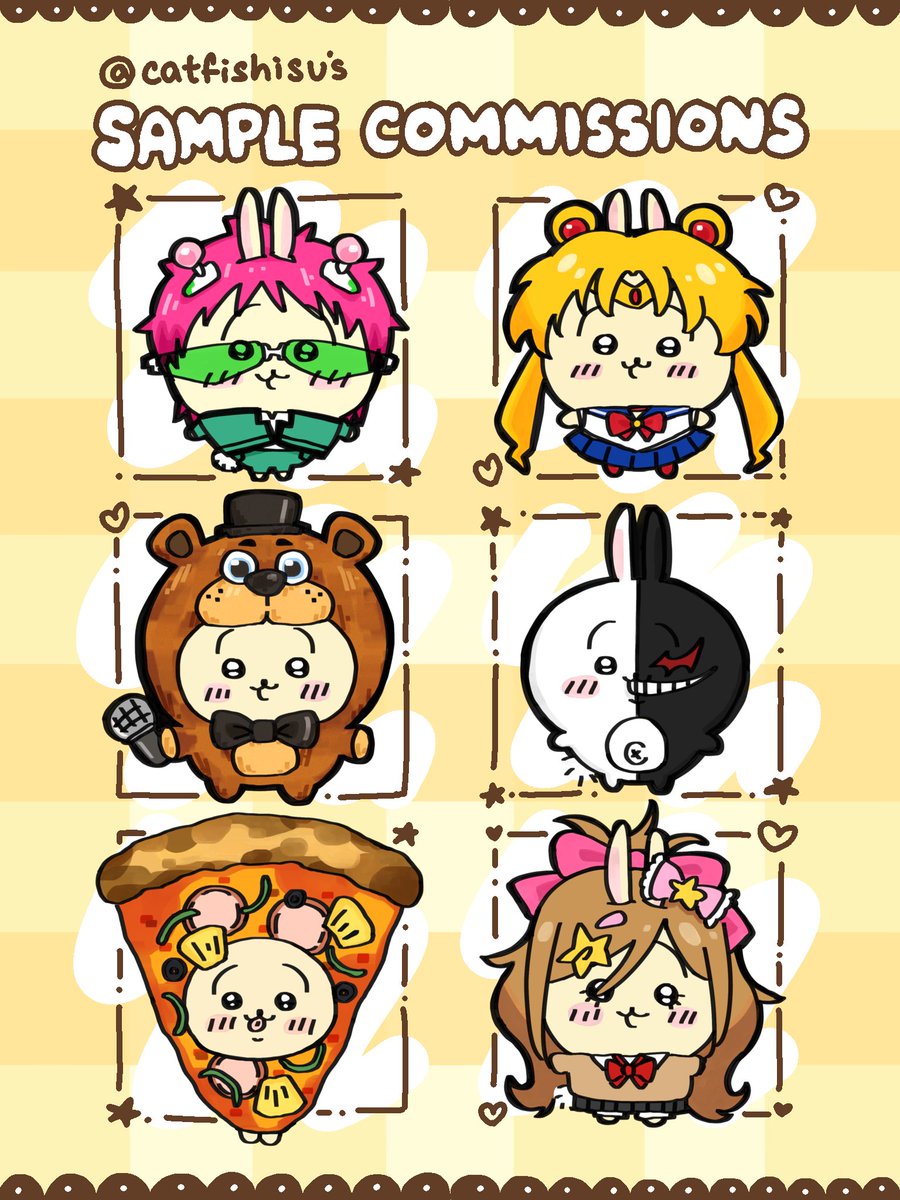 catfishisu's tweet photo. Hello fellow Usagi lovers!! In the spirit of Halloween, I will be opening up FREE Usagification commissions to 3-5 lucky winners every week of October! Respond to this tweet to enter!!! ⭐️⭐️⭐️

#ちいかわ https://t.co/FGNJX71JKM
