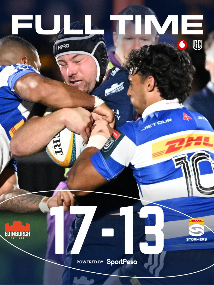 THESTORMERS's tweet photo. Defeat by four in Edinburgh makes it six log points on our tour. #EDIvSTO @Vodacom #URC #inittogether https://t.co/J4zTCiWPhl