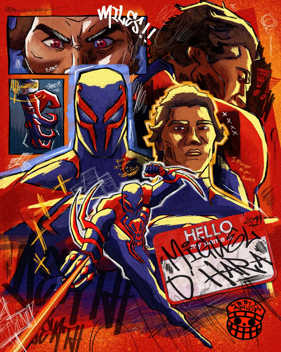 MellyDaArtist's tweet photo. Miguel O'Hara.jpg 🩸🕷️ https://t.co/77mJny9Dlv