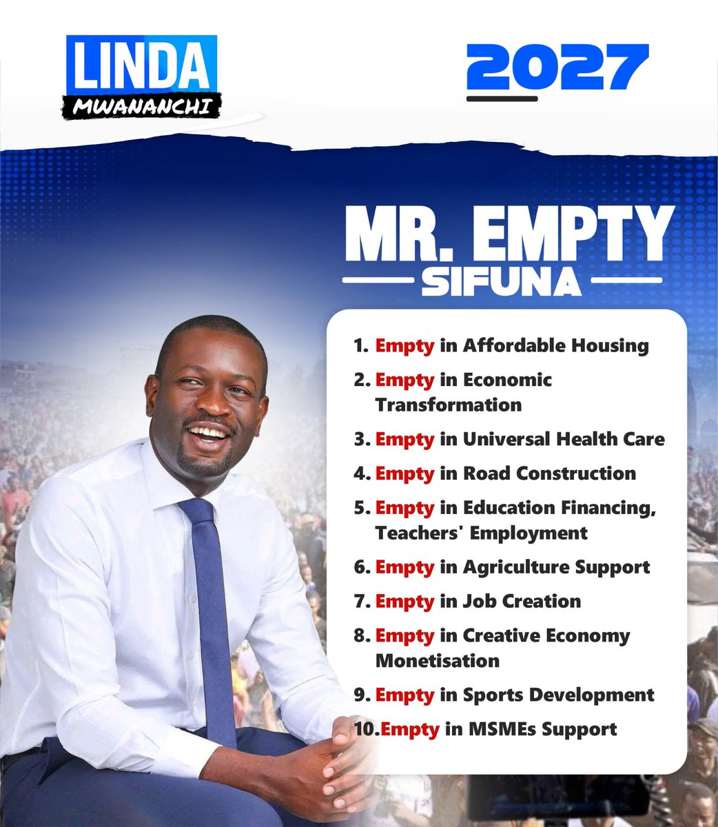 EduuEduu5's tweet photo. No plan for sovereign wealth. No clear plan for natural resources. No solution for infrastructure financing. Just empty promises..

#MrEmpty 
Nothing To Offer https://t.co/On0zNPYUbl