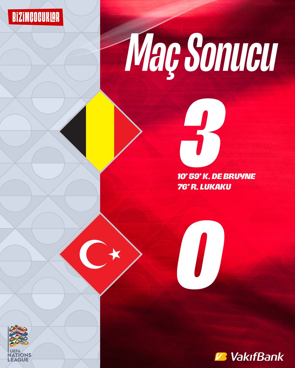 MilliTakimlar's tweet photo. Liege’de maç sona erdi.

#BizimÇocuklar🇹🇷 | #NationsLeague | #UNL | #BELTUR https://t.co/pQ0SVvytHg