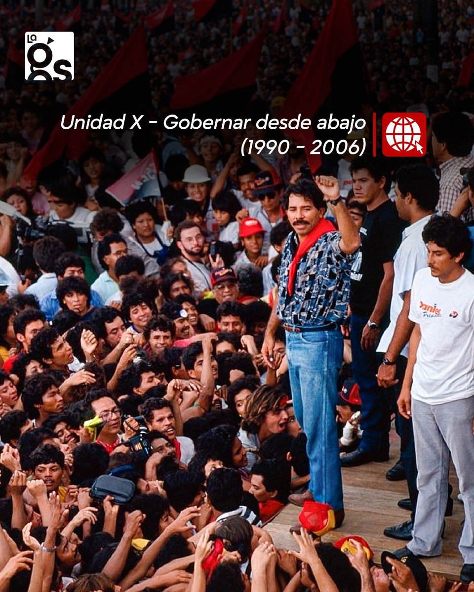 LaGacetaFSLN's tweet photo. 📚 Te compartimos la Unidad X: Gobernar desde abajo (1990 - 2006), del Diplomado Historia de la Revolución Popular Sandinista.

🔗 Unidad X: Gobernar desde abajo (1990 - 2006):
https://t.co/6H43RnMAa1 https://t.co/7bFAuJjpaF