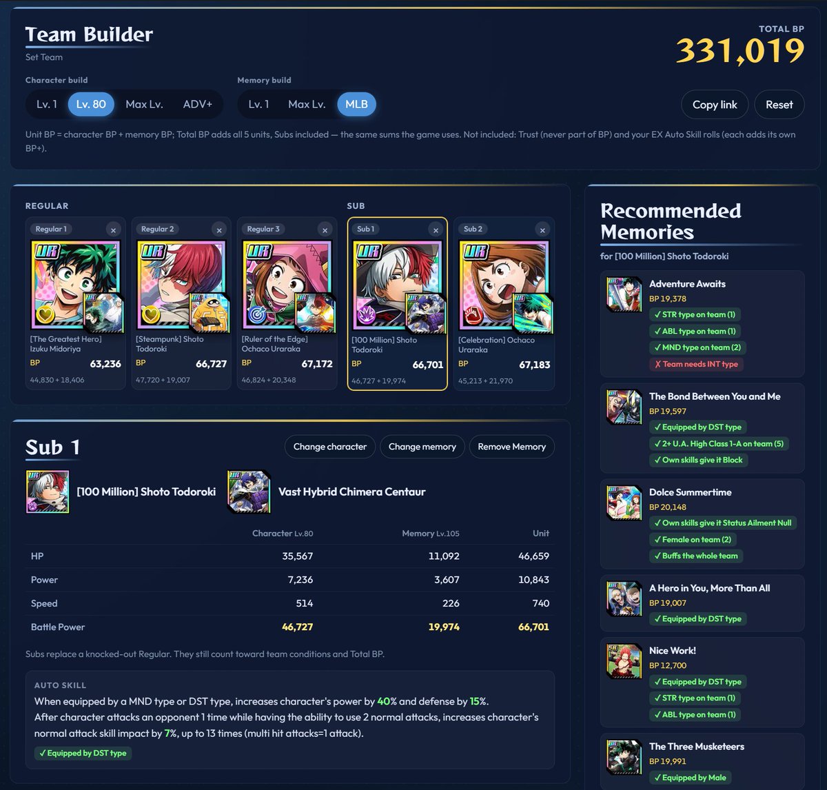 HydrosPlays's tweet photo. With working on a Private Server for My Hero Ultra Impact, to aid in players being able to play the game once again, I am also working on revamping the Database website for more information to be displayed. As well as a team builder is currently in the works. #MHUI #MyHeroUltraImpact