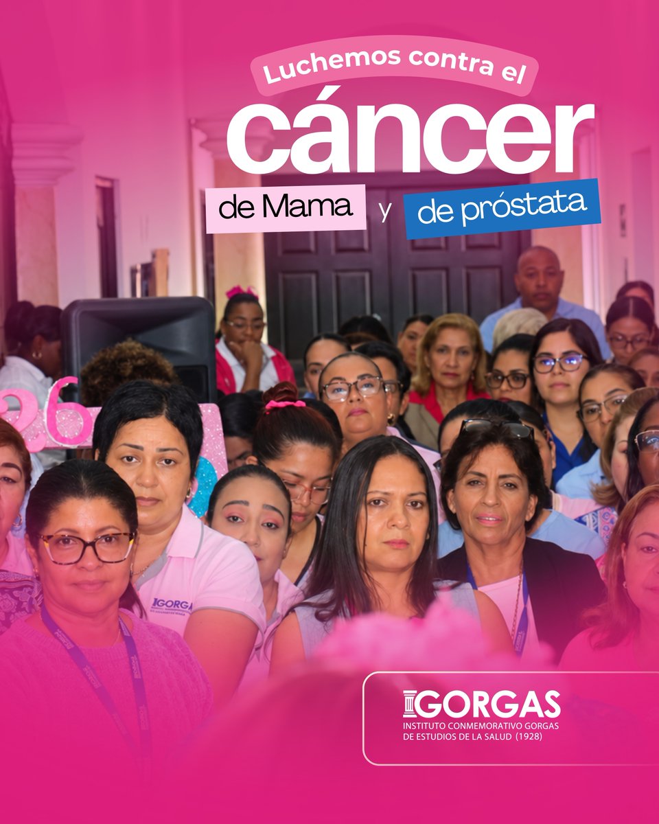 InstitutoGorgas's tweet photo. Con el firme compromiso de cuidar la salud de quienes día a día protegen la salud pública de nuestro país, la Clínica de Salud Ocupacional dio inicio oficial a las actividades de docencia y prevención contra el cáncer de mama y de próstata.

El acto fue inaugurado por nuestro Director General, el Dr. Nicanor Obaldía, quien procedió al tradicional corte de cinta, abriendo formalmente un mes que estará dedicado a la docencia, la concientización y el autocuidado de toda la familia Gorgas.

La jornada continuó con la destacada intervención de la Lcda. Ana María Gudiño, enfermera de Salud Ocupacional, quien resaltó el valor de la vigilancia médica preventiva en nuestro entorno laboral. Por su parte, el Dr. Carlos Poveda, médico ginecólogo obstetra del ICGES, compartió una profunda reflexión sobre cómo el diagnóstico temprano rompe estadísticas y salva vidas.

Uno de los momentos más significativos del evento fue el Encendido de la Vela por la Esperanza, un acto simbólico dedicado a la lucha, la resiliencia y la memoria de quienes batallan contra esta enfermedad.

En la ciencia y en la vida real: ¡Llegar a tiempo es ganar la batalla! 

#ICGES #CintaRosadaYCeleste
#SaludOcupacional #PrevenciónEsVida
#CienciaYSalud #Panamá