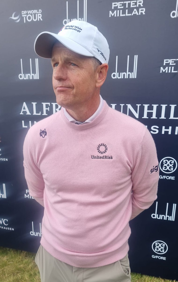 TOURMISS's tweet photo. DONALD DELIGHTS IN RELIVING @dunhilllinks MEMORIES ....

And with Luke Donald enjoying not being asked a single @rydercup theme question post a solid effort day two @KingsbarnsGL 😀

Read:  https://t.co/6xRsMMkbyd

📷 @TOURMISS

✅ @TOURMISS https://t.co/rCmlwaXoZa