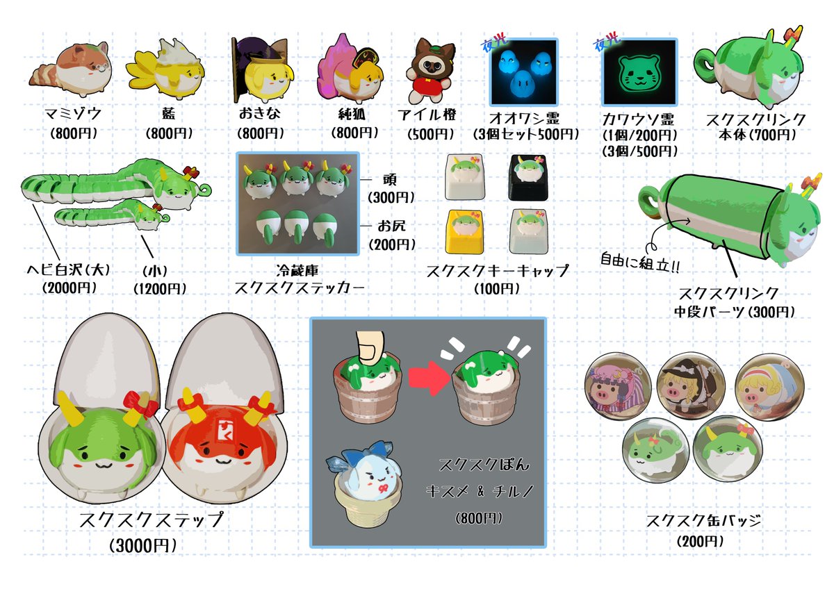 LunaCirno's tweet photo. 今回の例大祭のお品書きです！
前回と比べて、あまり変わってないですが……。
スペースの都合でお品書きには載せていませんが、今回も2,000円以上・4,000円以上ご購入いただいた方への特典はあります！
当日よろしくお願いいたします！
#博麗神社例大祭
#秋季例大祭13 https://t.co/WM1mvDjy3p