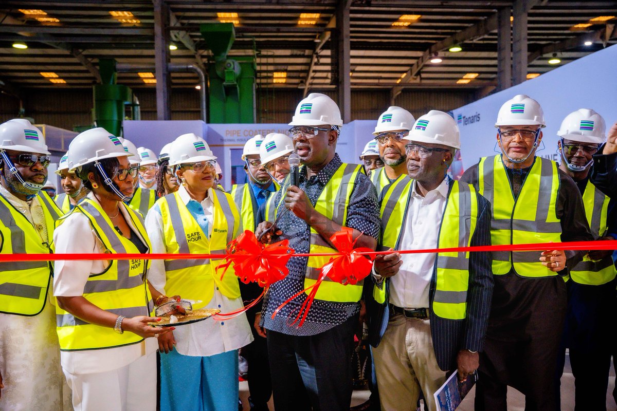 senlokpobiri's tweet photo. PHOTO NEWS:

Sen. Heineken Lokpobiri, Ph.D., joins Tenaris management and industry stakeholders to celebrate the company’s 25 years of sustained investment and partnership in Nigeria. https://t.co/wLu9BA1F4L