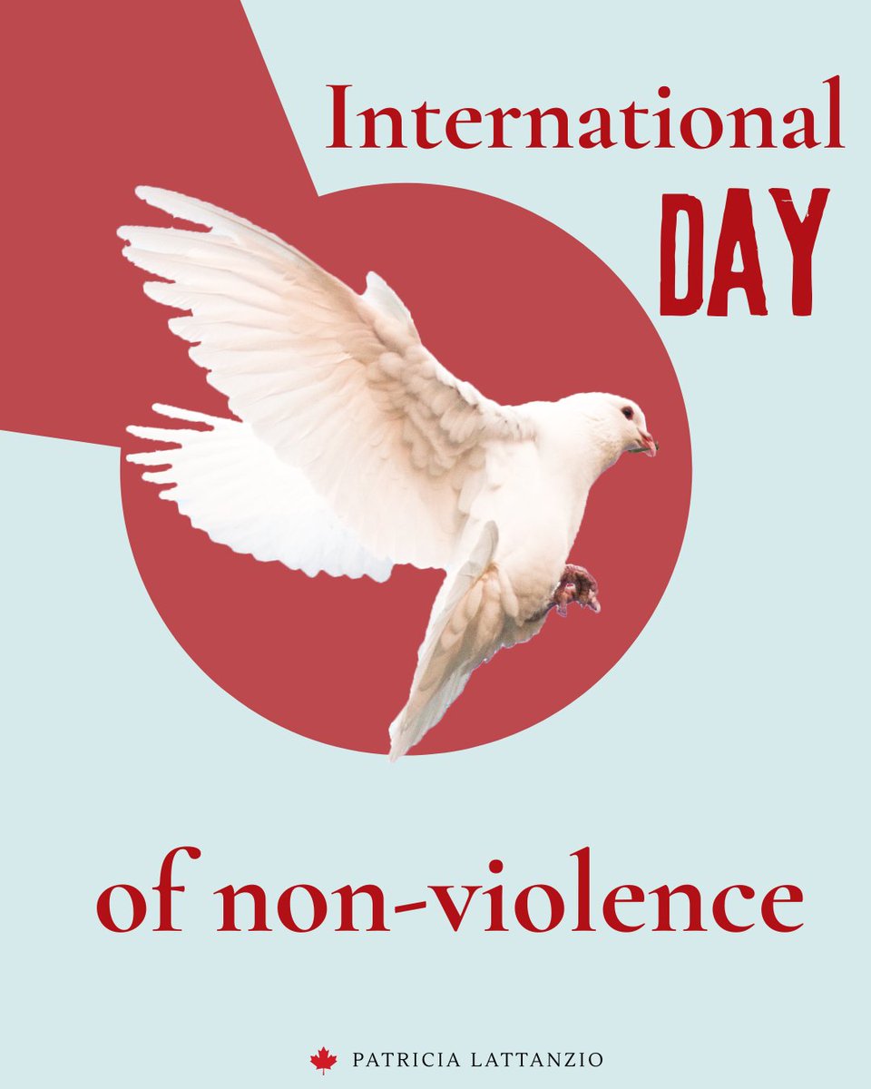PatriciaLattan3's tweet photo. On this #InternationalDayofNonViolence, let us reaffirm our commitment to justice, peace &amp; building communities where everyone feels safe &amp; respected.

Aujourd’hui et chaque jour, choisissons le dialogue plutôt que la division &amp; continuons de lutter contre toute forme de violence https://t.co/IMUN6OsmSX