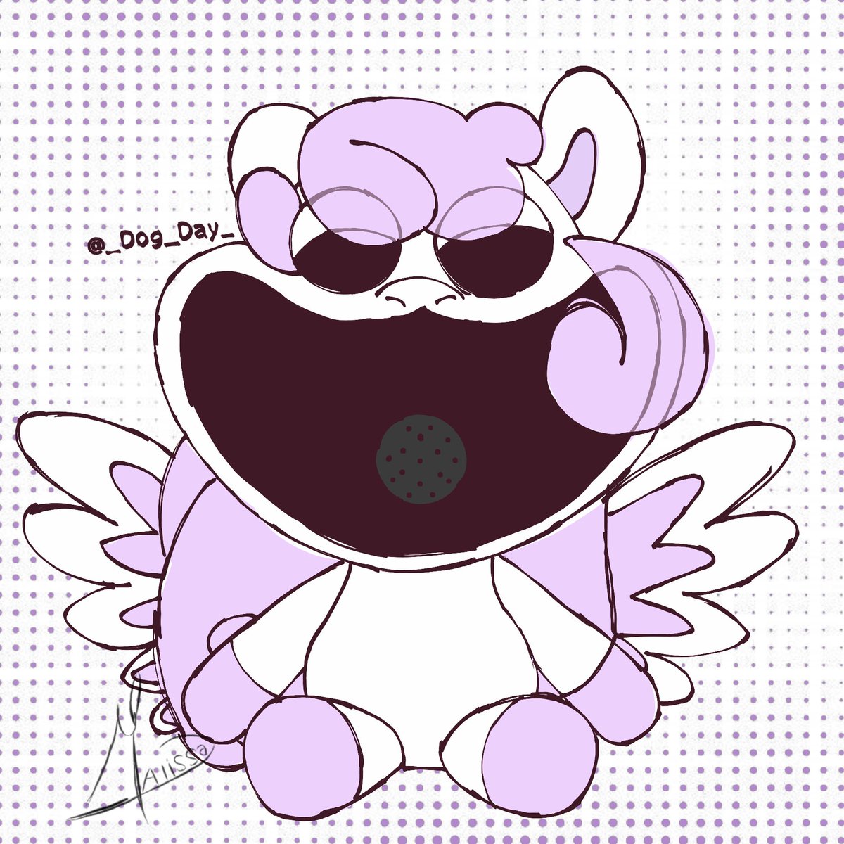 alissaosuf0d's tweet photo. @_Dog_Day_ #Smilingcrittersoc #poppypiaytime #OC #SmilingCritters ㅤ https://t.co/LWKVmRZKxo