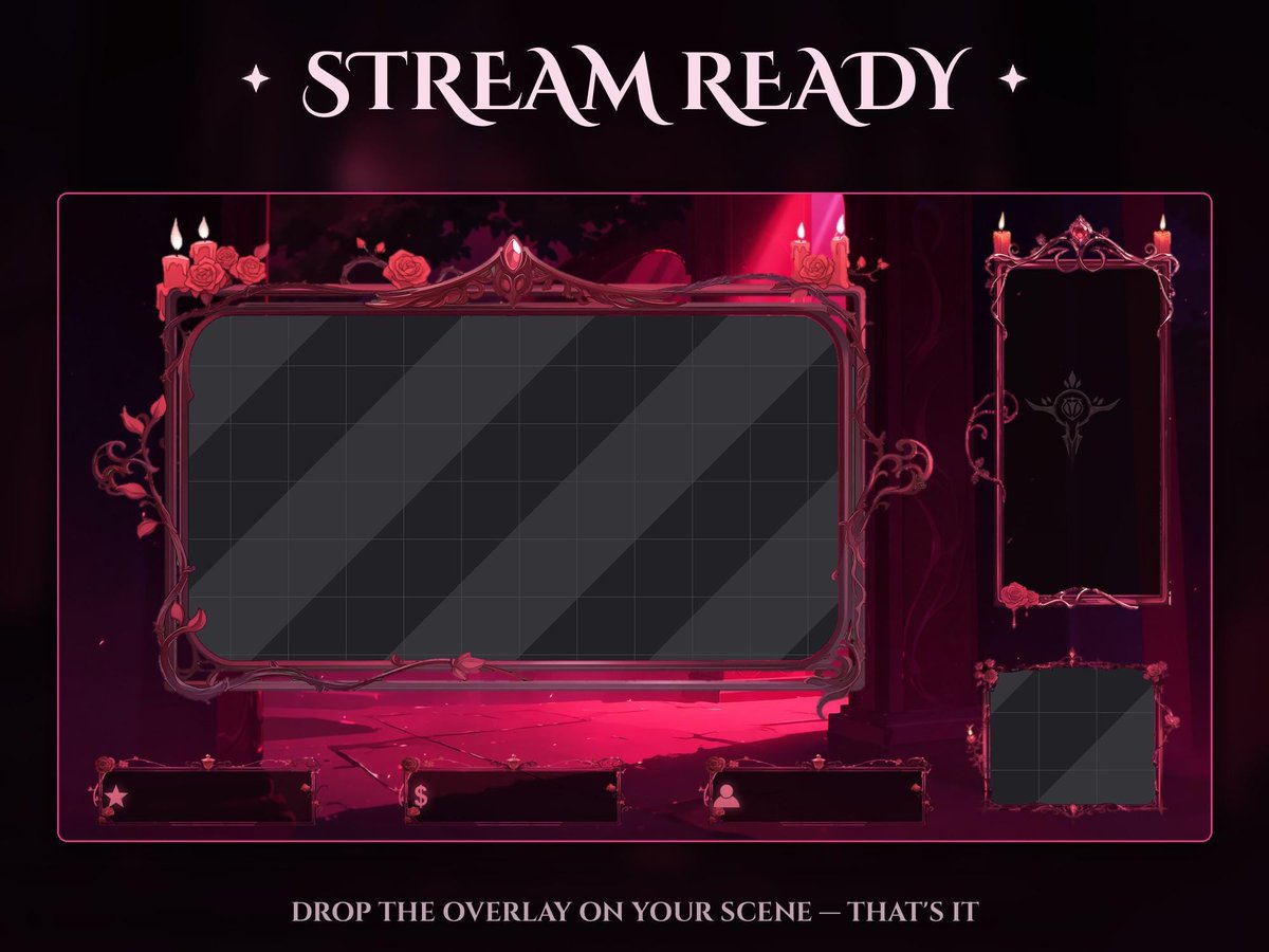 DigitalScenary's tweet photo. [ GIVEAWAY - Glowing Crimson Thicket Stream Package ]

One streamer gets this full stream package from my shop, on me

+ Follow + Like + RT to join
+ Reply with your Twitch name
+ 1 winner, announced here in 7 days

Good luck

#Giveaway #TwitchStreamer #StreamerGiveaway https://t.co/rYrNQaVCIl