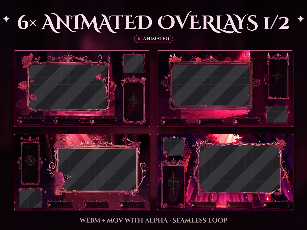 DigitalScenary's tweet photo. [ GIVEAWAY - Glowing Crimson Thicket Stream Package ]

One streamer gets this full stream package from my shop, on me

+ Follow + Like + RT to join
+ Reply with your Twitch name
+ 1 winner, announced here in 7 days

Good luck

#Giveaway #TwitchStreamer #StreamerGiveaway https://t.co/rYrNQaVCIl