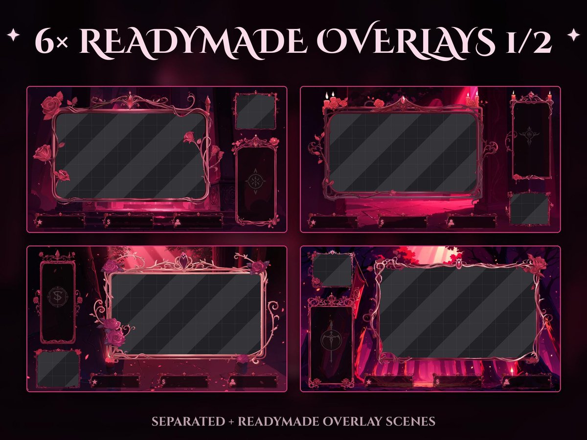 DigitalScenary's tweet photo. [ GIVEAWAY - Glowing Crimson Thicket Stream Package ]

One streamer gets this full stream package from my shop, on me

+ Follow + Like + RT to join
+ Reply with your Twitch name
+ 1 winner, announced here in 7 days

Good luck

#Giveaway #TwitchStreamer #StreamerGiveaway https://t.co/rYrNQaVCIl