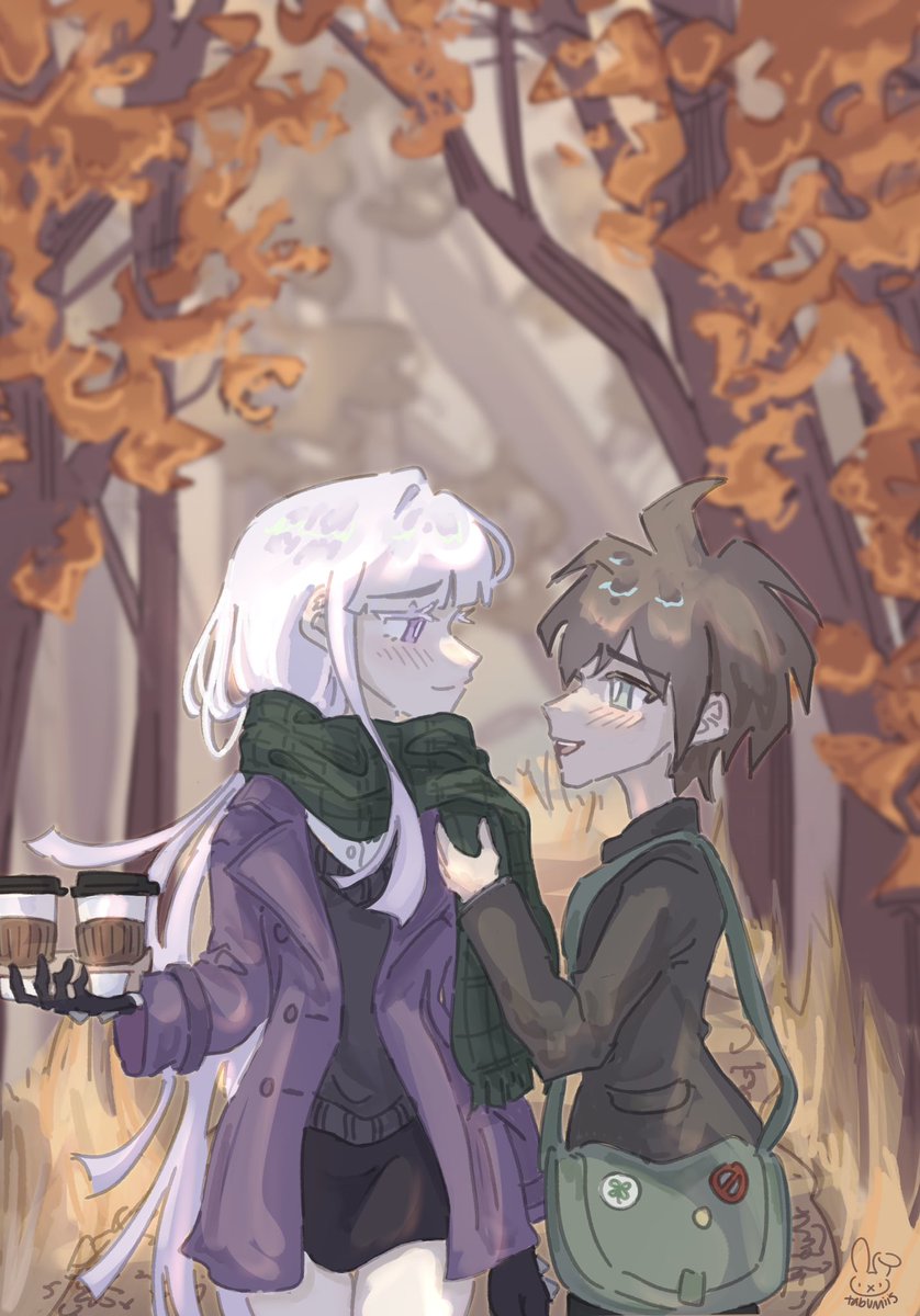 tabunniis's tweet photo. autumn date ༄˖°.🍂

#danganronpa #naegiri https://t.co/8SSsxkDeUY