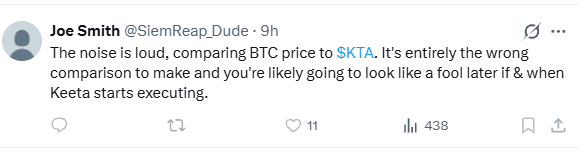 DairyofR's tweet photo. "Later" "When" "If" "Wrong"  the 4 horseman of keetard logic

base:0xc0634090f2fe6c6d75e61be2b949464abb498973 https://t.co/pablJRxIK0