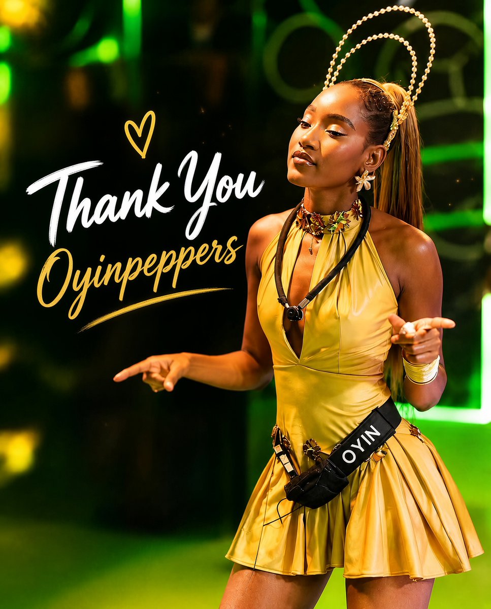 oyin_oshikoya's tweet photo. From the very beginning, Oyin walked into that house with nothing but herself. No promises, no guarantees, just a young woman ready to live, laugh, love and experience the moment.

And what a journey it has been.

We watched her face nomination after nomination, hear people question her, misunderstand her and sometimes count her out. We watched her have difficult days, lose friendships, feel overwhelmed, make mistakes, find her smile again and still choose to keep going.

There were moments when the journey looked uncertain. Moments when we wondered if the next eviction would be the one that took our girl away.

But somehow, Oyin kept standing.

She gave us laughter when we needed it, vulnerability when she could have hidden, honesty even when it wasn’t convenient, and moments that will stay with us long after the cameras stop rolling.

From “small pepper” to a finalist, she became so much more than a housemate we supported. She became a story we lived with.

And OyinPeppers, look at how far we carried her. ❤️

Whatever happens from here, thank you, Oyin, for giving us YOU.For every laugh, every tear, every argument, every friendship, every win, every setback and every unforgettable moment.

You came into Biggie’s house as Oyindamola.

You leave as someone thousands of people will never forget.

Our small pepper grew right before our eyes. 🌶️❤️

And honestly… what a privilege it has been to watch.

#BBNaija #OyinOshikoya