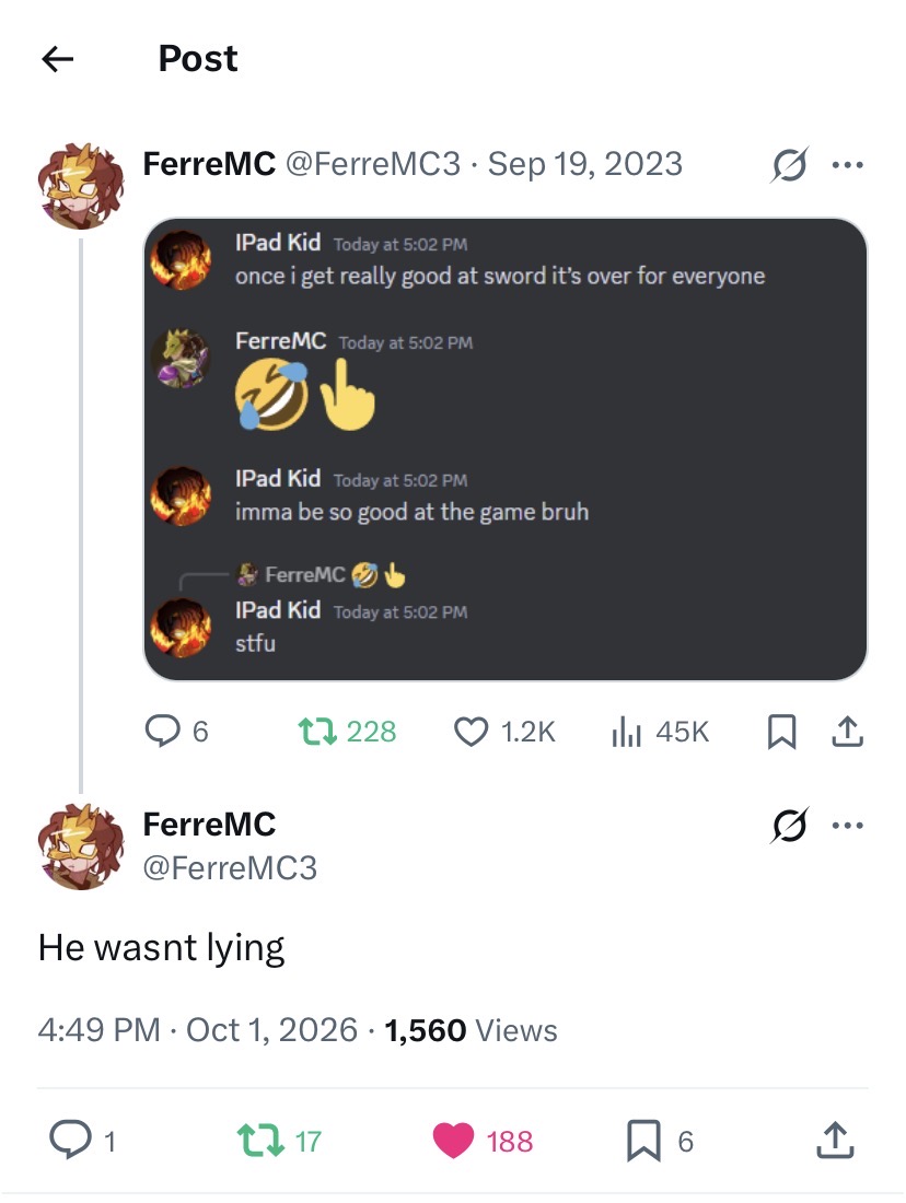 ashbaldthebird4's tweet photo. IM 😭😭😭😭GIGGLING😭😭😭😭😭😭😭 https://t.co/GvAtCPmvA6