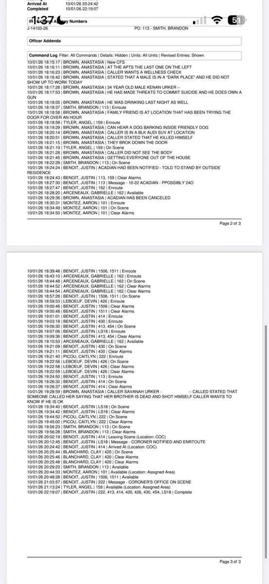 777starkat's tweet photo. Ken urker full police report findings. https://t.co/0DBWDncdMI