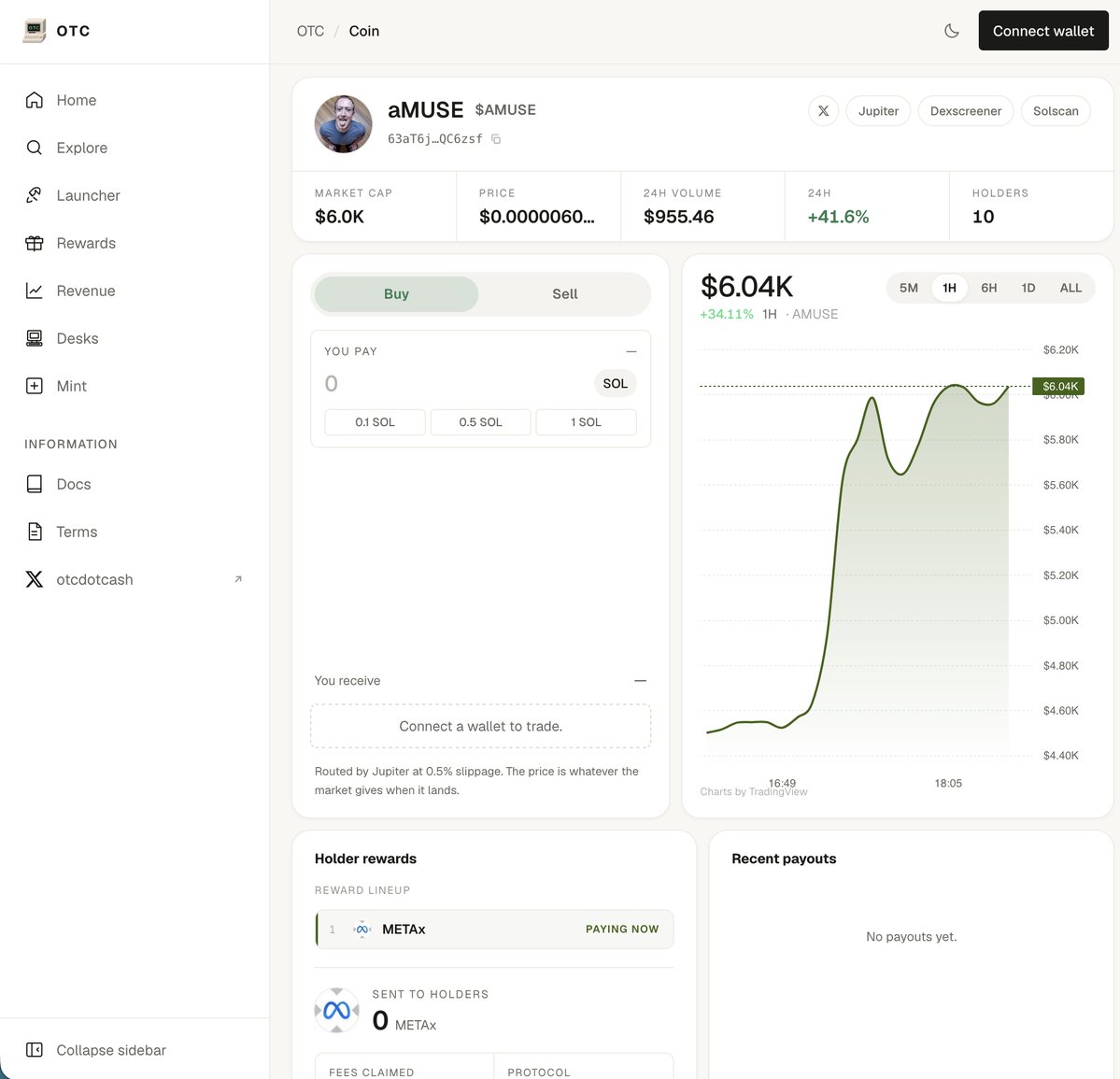 KartelKoin's tweet photo. https://t.co/GNcBXmWOGN

Check this one out! $AMUSE is the next play, i mean just take a look at the page yourself!

CA: 63aT6jVhbay1oo4gZ3bmH8YcfRGPmWtqF9VFRfQC6zsf https://t.co/AHEUVHSNpY