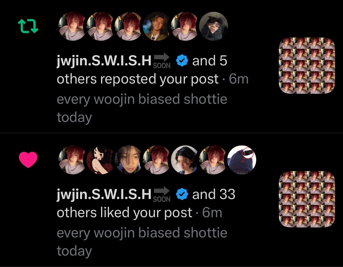 lngshotdotcom's tweet photo. this is so funny it's all woojin 😭 https://t.co/UKL8fMriaD
