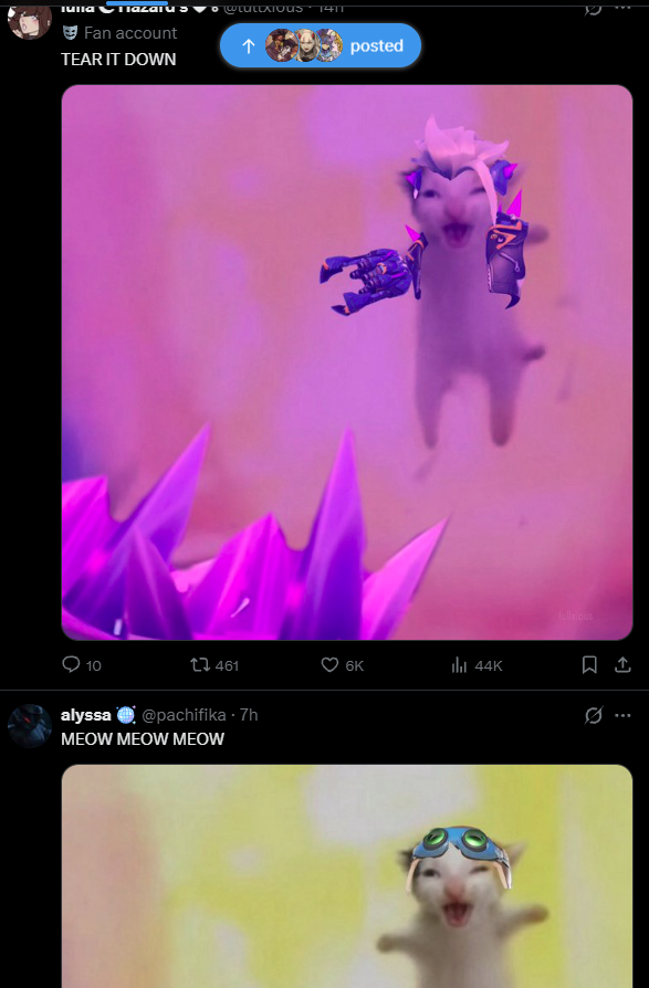 sevmaker's tweet photo. my timeline is just full of this cat in overwatch edits and it has me CACKLING pls never stop making these https://t.co/ciuFOwJgSe