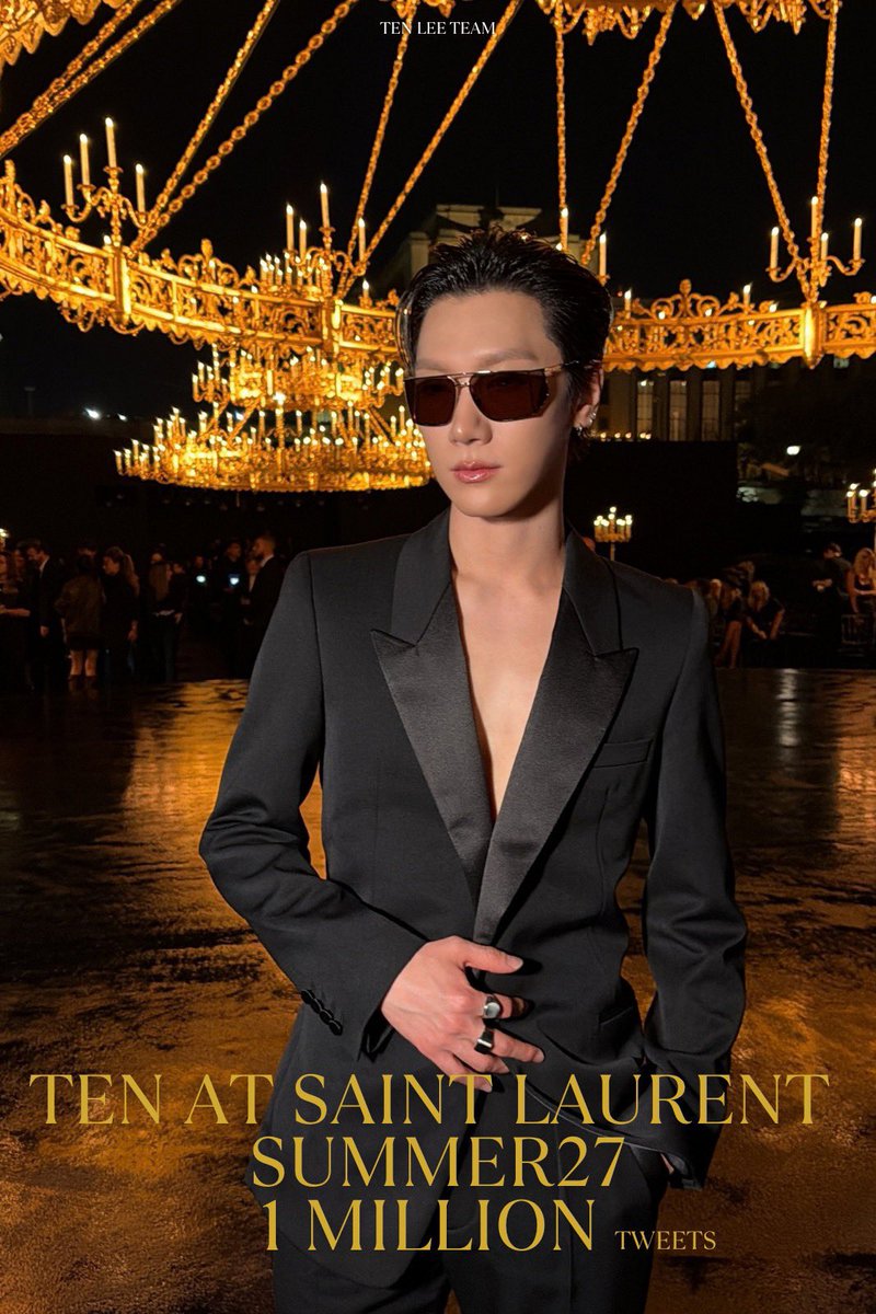 OARAINAO's tweet photo. ล้านแตกทั้ง 3 แท้กแล้ววว เก่งกันมากครับสมาชิกล์

TEN AT SAINT LAURENT SUMMER27
#TENforYSLPFW27 #Saintlaurentxten https://t.co/mYInqqKYjA