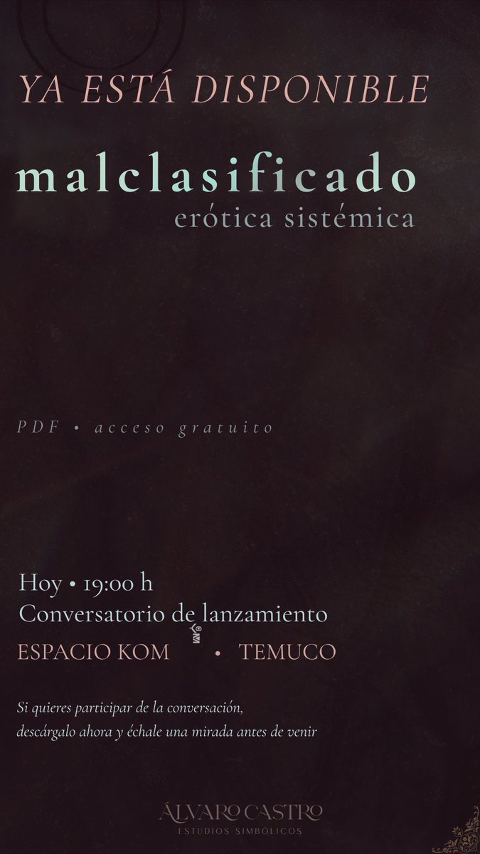 malclasificado's tweet photo. Un éxito el lanzamiento del primer fascículo colaborativo del malclasificado

descárgala gratis aqui https://t.co/VmI47Khdih

Difunda, comparta, discuta, y muchas gracias https://t.co/lIL90ew5uu