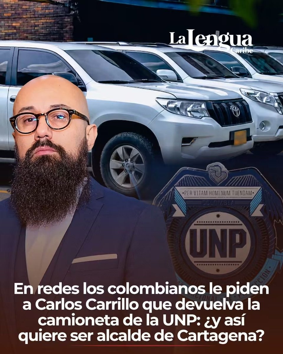 Mariano_OspinaP's tweet photo. Además de comunista, ladrón de vehiculos de la UNP... https://t.co/1PISpsCsWv