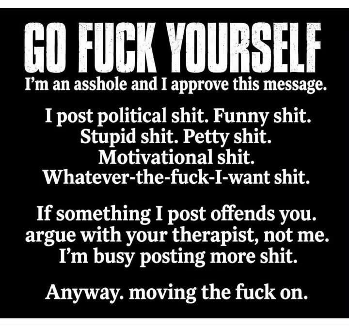 The1776Warriors's tweet photo. This is me not caring. My give a damn broke folks. ✌🏻🖕🏻☠️🖤 https://t.co/AWjlRAKgoa