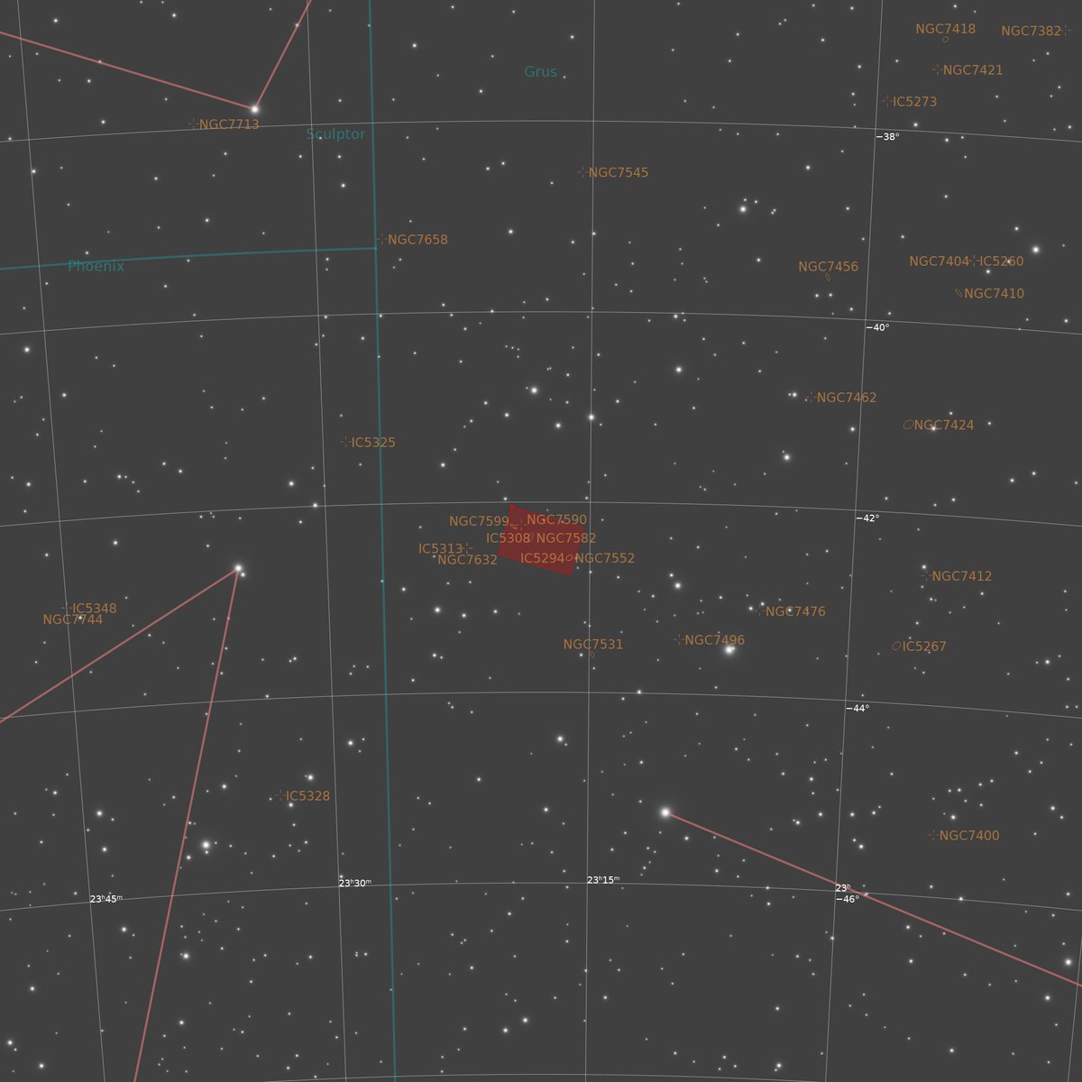 BenSKlerk1's tweet photo. The Grus Quartet galaxies
The quartet consists of #NGC 7552, NGC 7582, NGC 7590 and NGC 7599 all located in #Grus.
#Planewave CDK 14
#QHY600M
#10Micron GM3000
Lum - 338 x 240 = 1352min
RGB - 80 x 240 = 960min
Ha - 227 x 600 = 2270min
Total time = 76hrs 22min https://t.co/gxNCEyWeQb