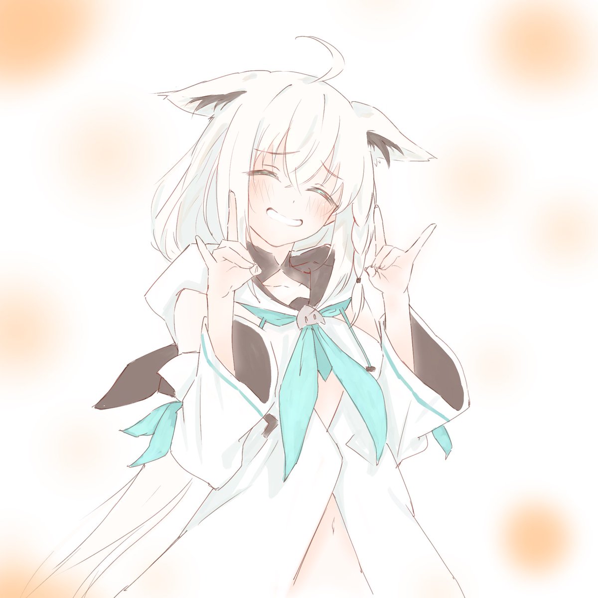 Non24873754's tweet photo. #10月になったのでフォロワーさんに自己紹介しようぜ 

白上フブキをよく描く人間です。 https://t.co/nkiWBZiFUS