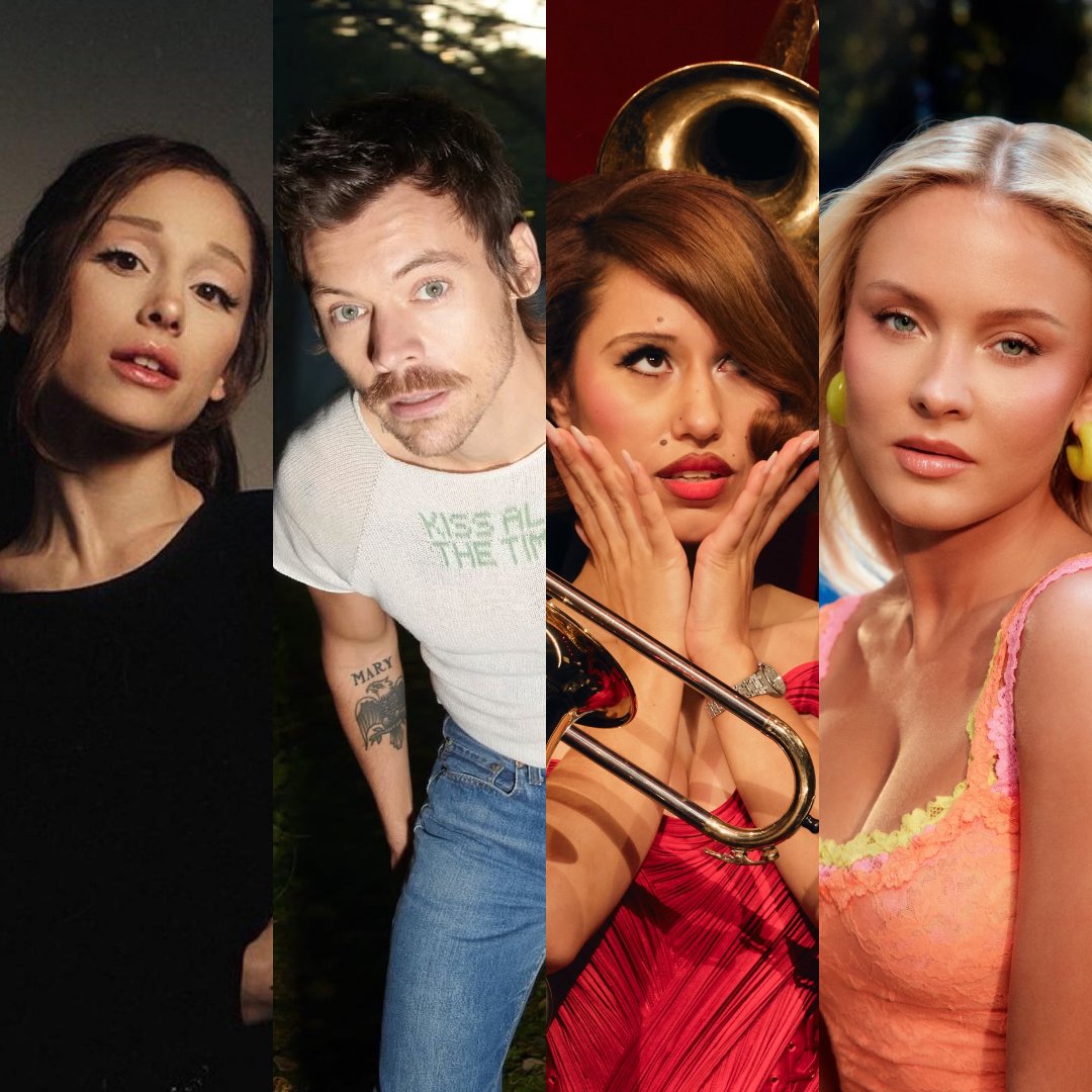 TheGrammyGuru's tweet photo. With Bruno Mars submitting ‘The Romantic’ for Best Pop Vocal Album at the 2027 #GRAMMYs, he joins Olivia Rodrigo, Olivia Dean, and Taylor Swift as locks for nominations, leaving one final spot up for grabs.

Ariana Grande, Harry Styles, RAYE, and Zara Larsson are expected to be the leading contenders in what could be an intense race for the fifth slot.