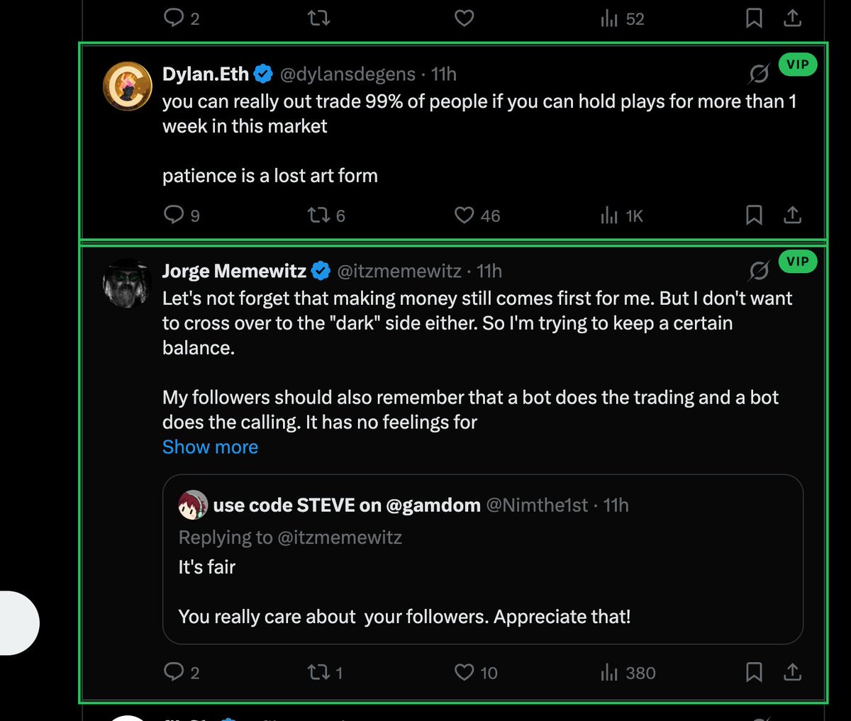 SINCoinVIP's tweet photo. rare but good find 3 degens I necer met before shiling in once place https://t.co/ZzQyWXImAa